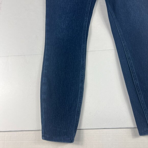 Spanx Jeans Women's 28x26* Jean-ish Ankle Pull On Leggings Dark Blue Pants Tag M - Picture 6 of 16